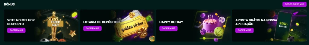 Spinbetter Bónus – Ofertas e Promoções Atuais